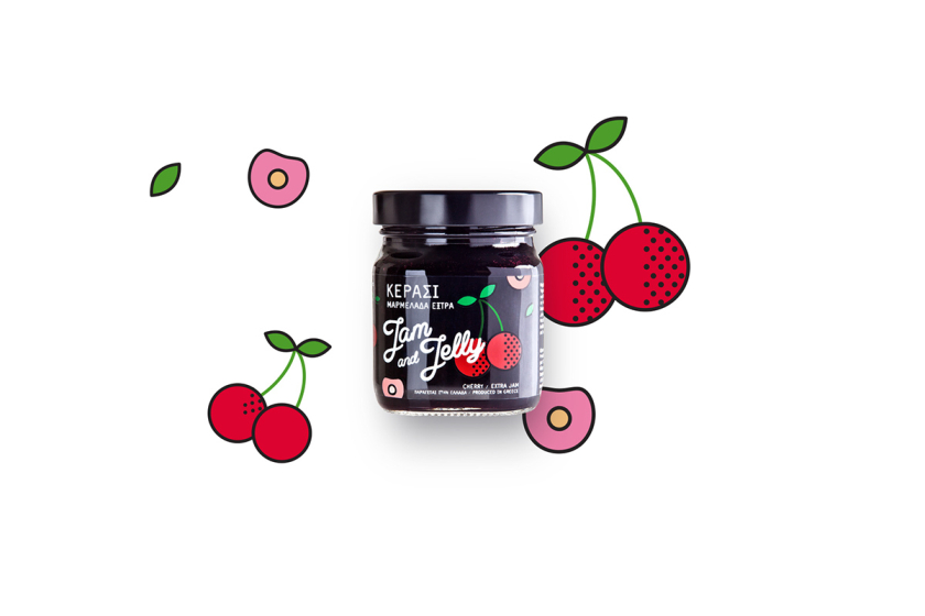 Jam and Jelly 果醬包裝設計“波普插圖風格”