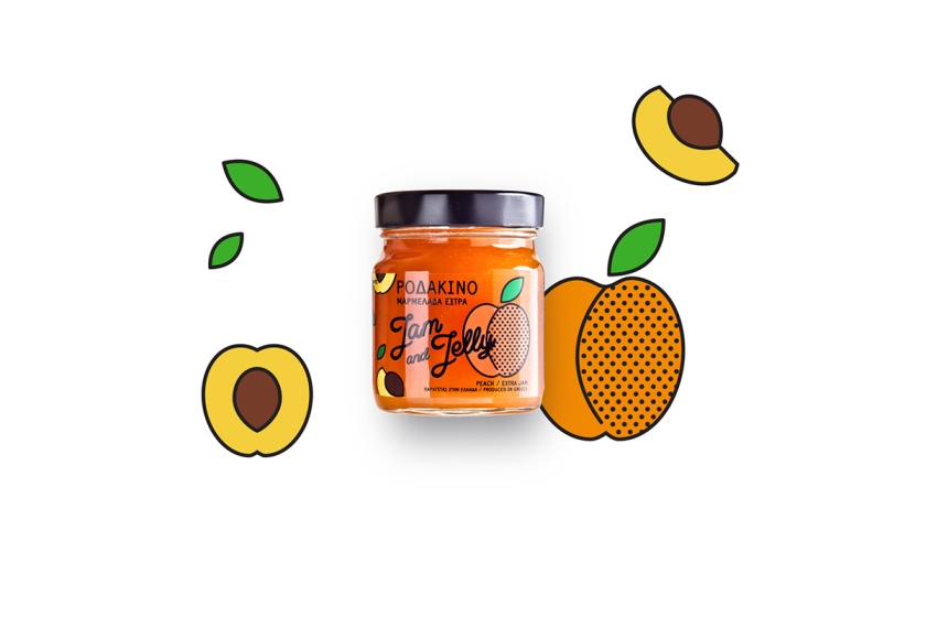 Jam and Jelly 果醬包裝設計“波普插圖風格”