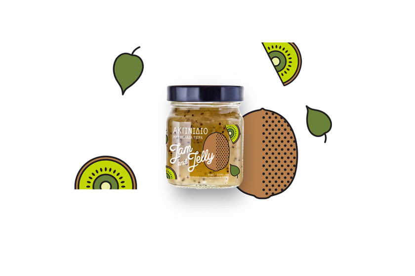 Jam and Jelly 果醬包裝設計“波普插圖風格”