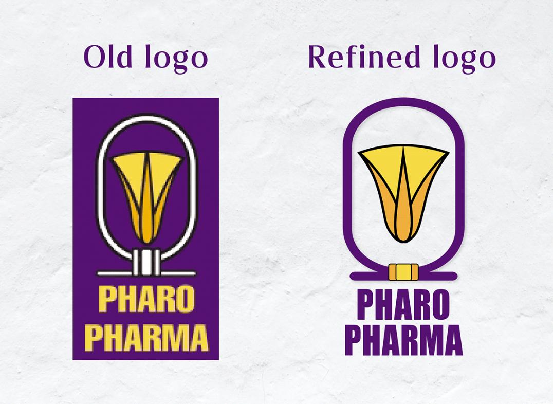 Pharaonia 醫藥品牌logo設計