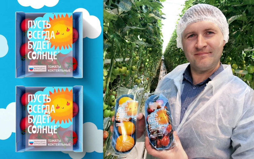 “永遠的陽光”西紅柿小番茄農產品品牌創建策劃設計-logo包裝設計