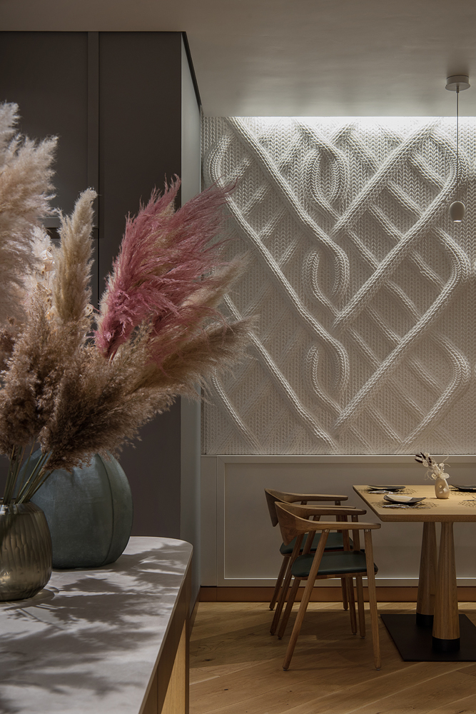 高級沙加爾餐廳餐飲室內(nèi)空間設計，藝術與奢華風格