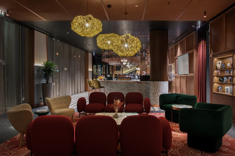 高級沙加爾餐廳餐飲室內(nèi)空間設計，藝術與奢華風格