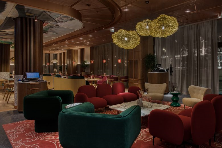 高級沙加爾餐廳餐飲室內(nèi)空間設計，藝術與奢華風格