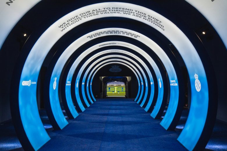 西班牙皇家馬德里球隊”時光隧道“球員入場通道設計