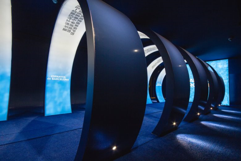 西班牙皇家馬德里球隊”時光隧道“球員入場通道設計