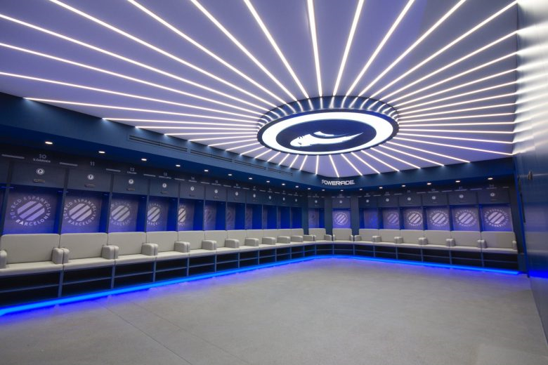 西班牙皇家馬德里球隊球員更衣室空間設計