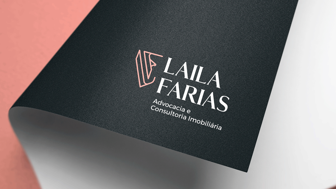 Laila Farias 法律律師工作室品牌vi視覺形象識別設計，優雅的女性風格