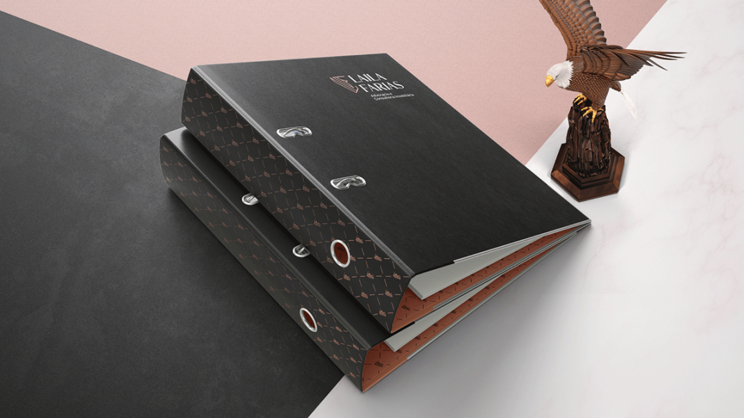 Laila Farias 法律律師工作室品牌vi視覺形象識別設計，優雅的女性風格