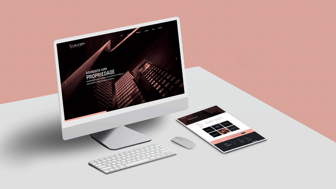 Laila Farias 法律律師工作室品牌vi視覺形象識別設計，優雅的女性風格