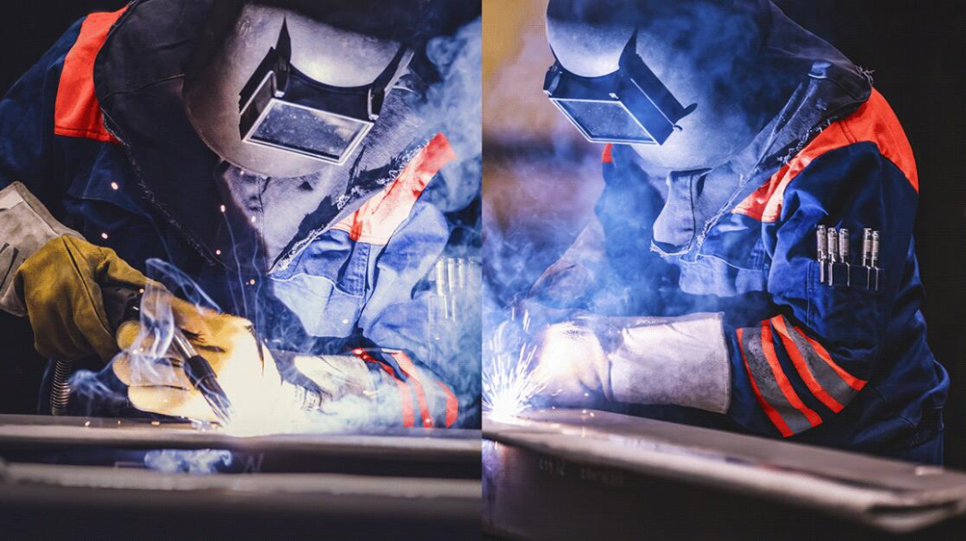 Open Arc 焊接解決方案公司企業視覺形象識別設計，字母O+A電弧打開圖形