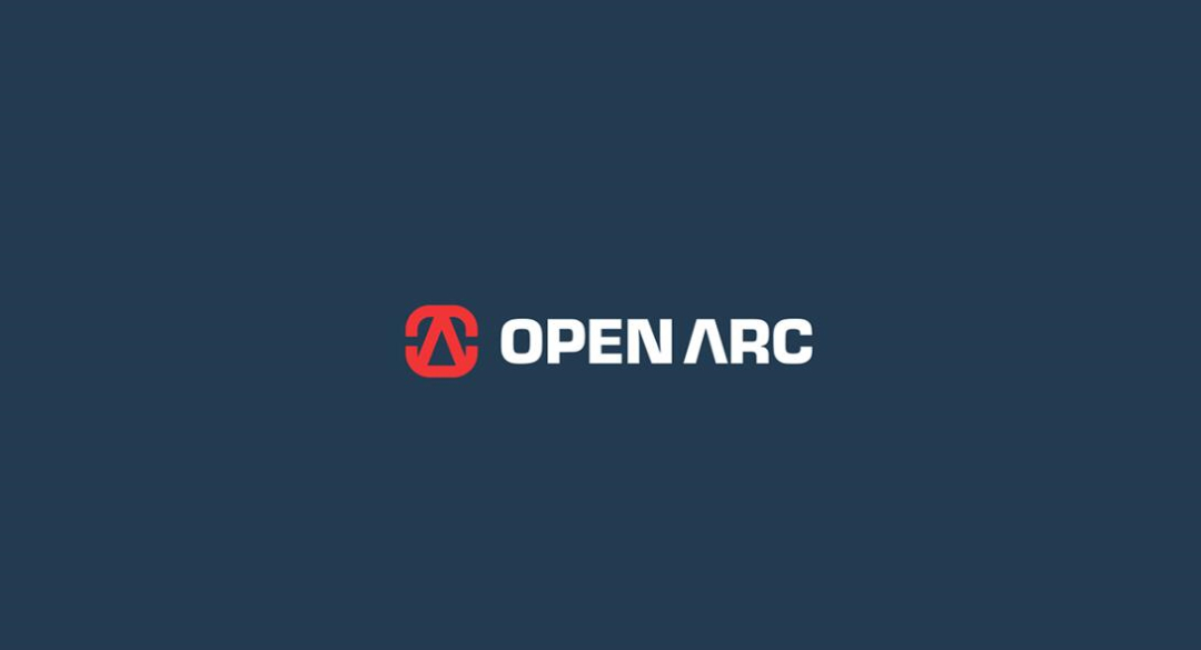 Open Arc 焊接解決方案公司企業視覺形象識別設計，字母O+A電弧打開圖形