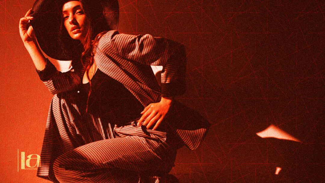 個性與時尚的Liz Almeida服裝品牌vi設計，以“雜亂而有序排列的線元素為輔助識別