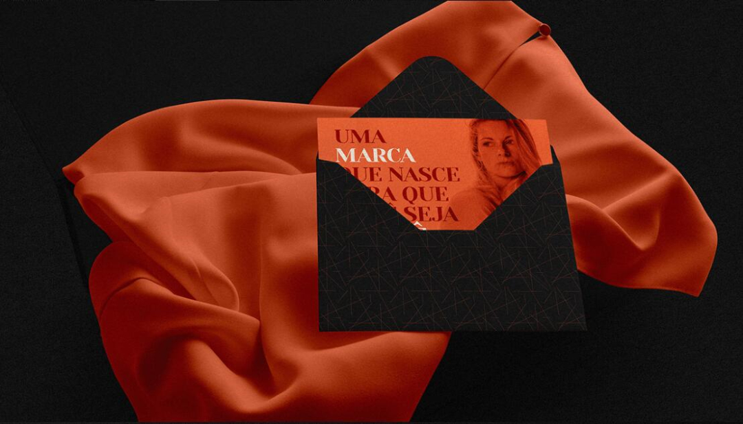 個性與時尚的Liz Almeida服裝品牌vi設計，以“雜亂而有序排列的線元素為輔助識別