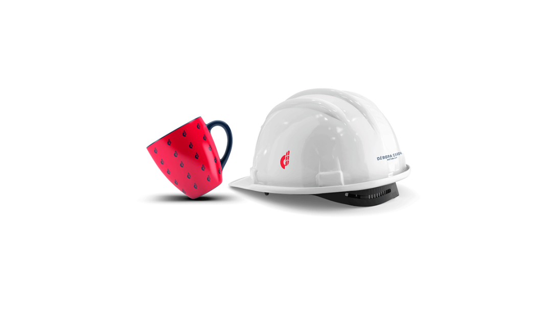 Débora Cardia 土木建筑公司品牌形象設(shè)計(jì)logo設(shè)計(jì)vi設(shè)計(jì)，字母dc+大樓圖形