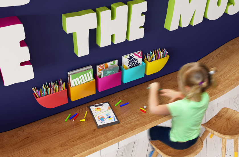 Maui Pops 冰淇淋店品牌logo設(shè)計(jì)店鋪室內(nèi)設(shè)計(jì)，活潑的夏威夷風(fēng)格