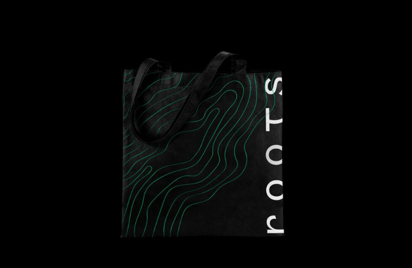 Roots 烏克蘭進口葡萄酒公司vi設計，梯田線條元素