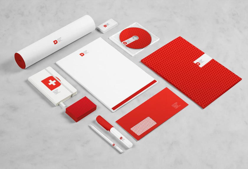 Comercio 多米尼加-瑞士商會和旅游商會品牌vi視覺識別設(shè)計