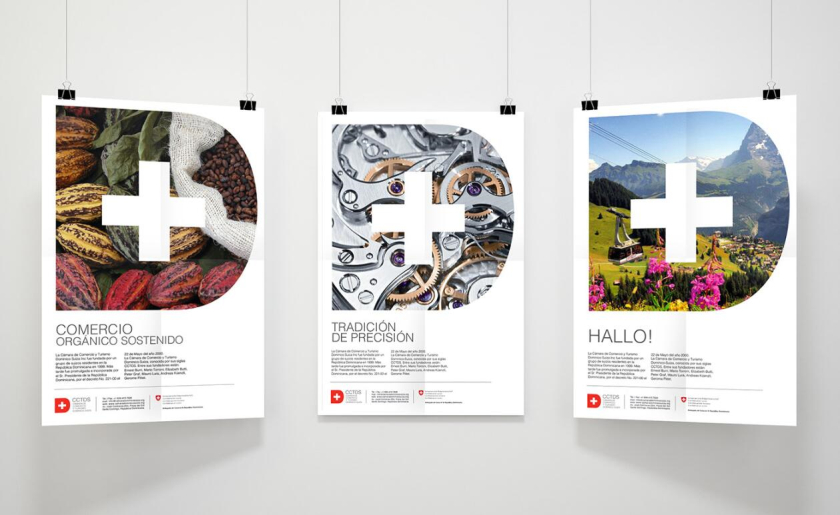 Comercio 多米尼加-瑞士商會和旅游商會品牌vi視覺識別設(shè)計