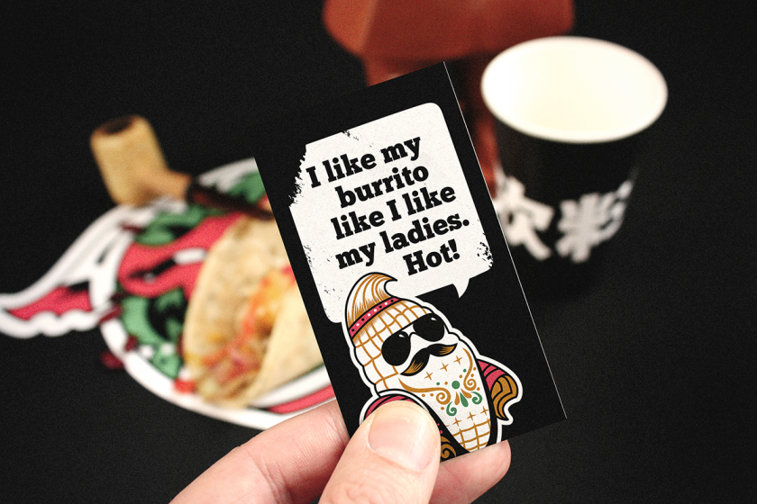 Good Good墨西哥休閑餐飲品牌設計，“中國皮影風”插畫元素設計