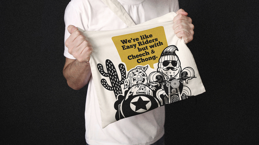 Good Good墨西哥休閑餐飲品牌設計，“中國皮影風”插畫元素設計