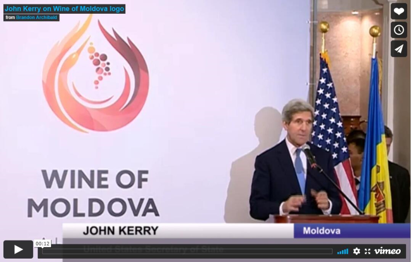 摩爾多瓦釀酒師協會logo設計“地圖+酒滴+葡萄+白鸛展翅+火”