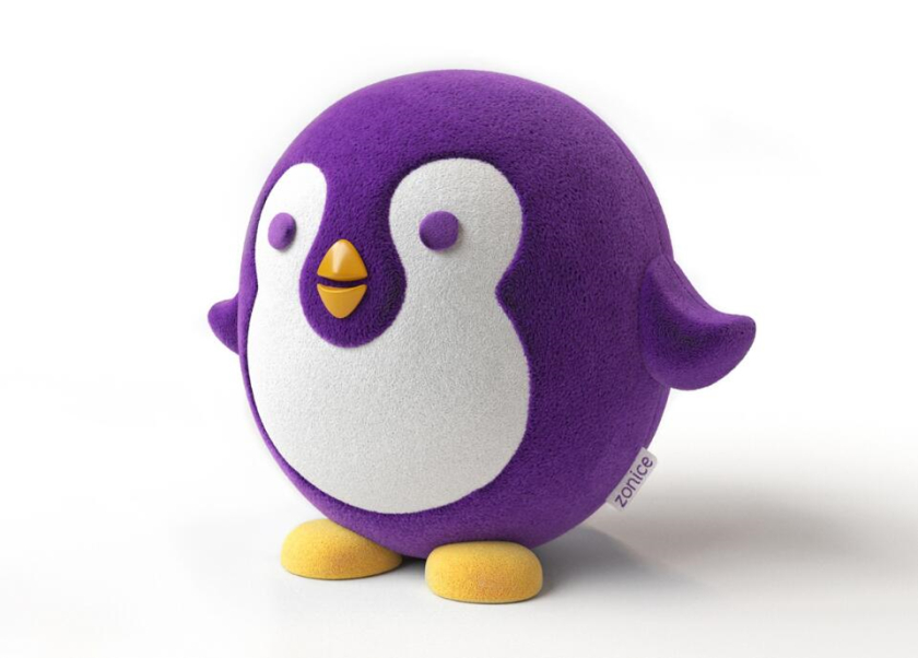 Zonice 冷凍酸奶咖啡連鎖店品牌形象設計吉祥物設計