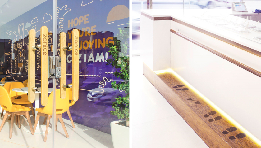 Zonice 冷凍酸奶咖啡連鎖店品牌vi形象設計