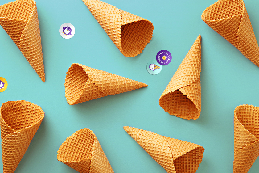 Zonice 冷凍酸奶咖啡連鎖店品牌vi形象設計