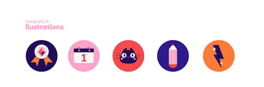 Supernova高端精品設計工作室品牌形象設計與炫酷卡通風格插畫設計