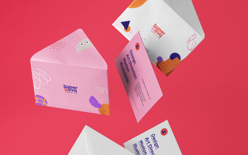 Supernova高端精品設計工作室品牌形象設計與炫酷卡通風格插畫設計