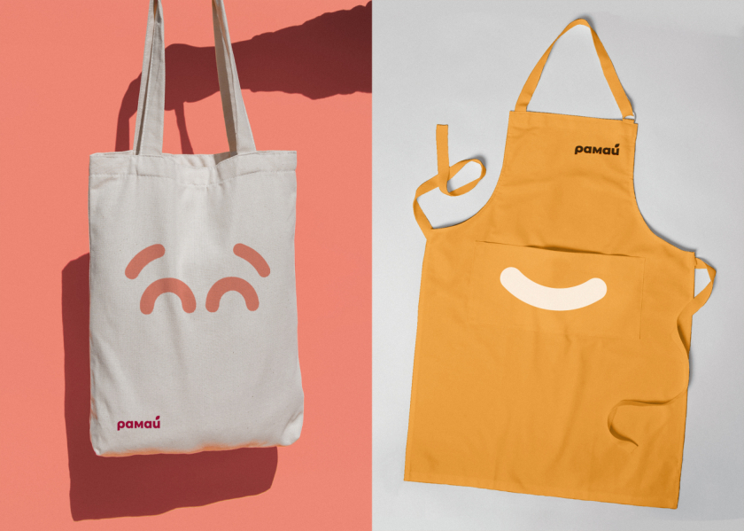 Ramay香腸包裝設計“簡潔的微笑圖案”與企業品牌形象設計