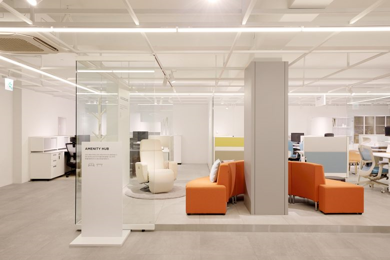 鼓勵新想法和品牌沉浸感的 Koas 辦公家具陳列空間設計