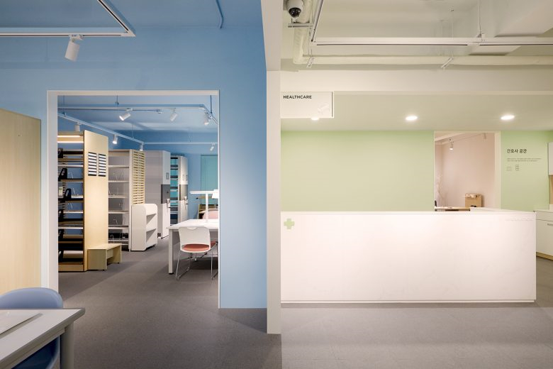 鼓勵新想法和品牌沉浸感的 Koas 辦公家具陳列空間設計