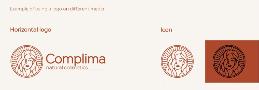 Natural cosmetics 天然化妝品logo設(shè)計(jì)“長(zhǎng)發(fā)女性”形象