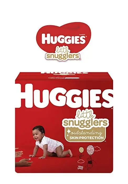 Huggies母嬰用品紙尿褲品牌vi視覺形象升級包裝設計