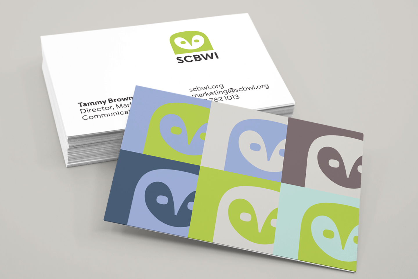 SCNWI兒童圖書作家插畫家協會品牌重塑視覺形象設計-貓頭鷹logo&vi設計