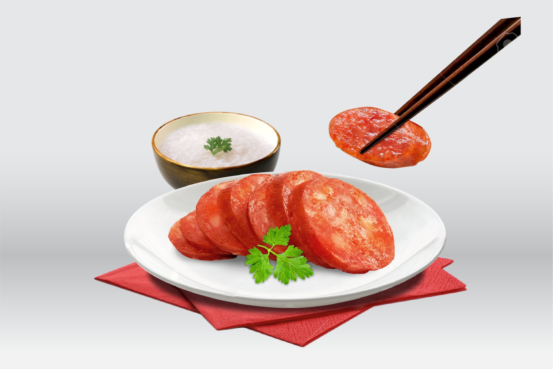 Sri Charoen 魚肉香腸包裝設(shè)計(jì)，魚在砧板上的創(chuàng)意