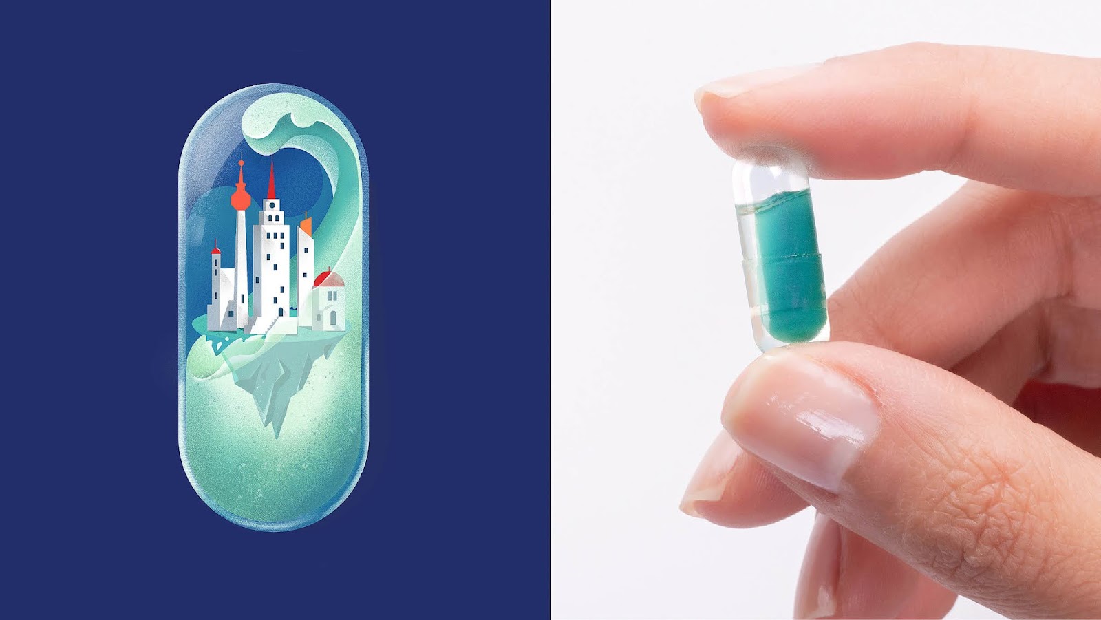 O''''AIRY 抗空氣污染營養補充劑保健品包裝設計“膠囊元素”（含AR）