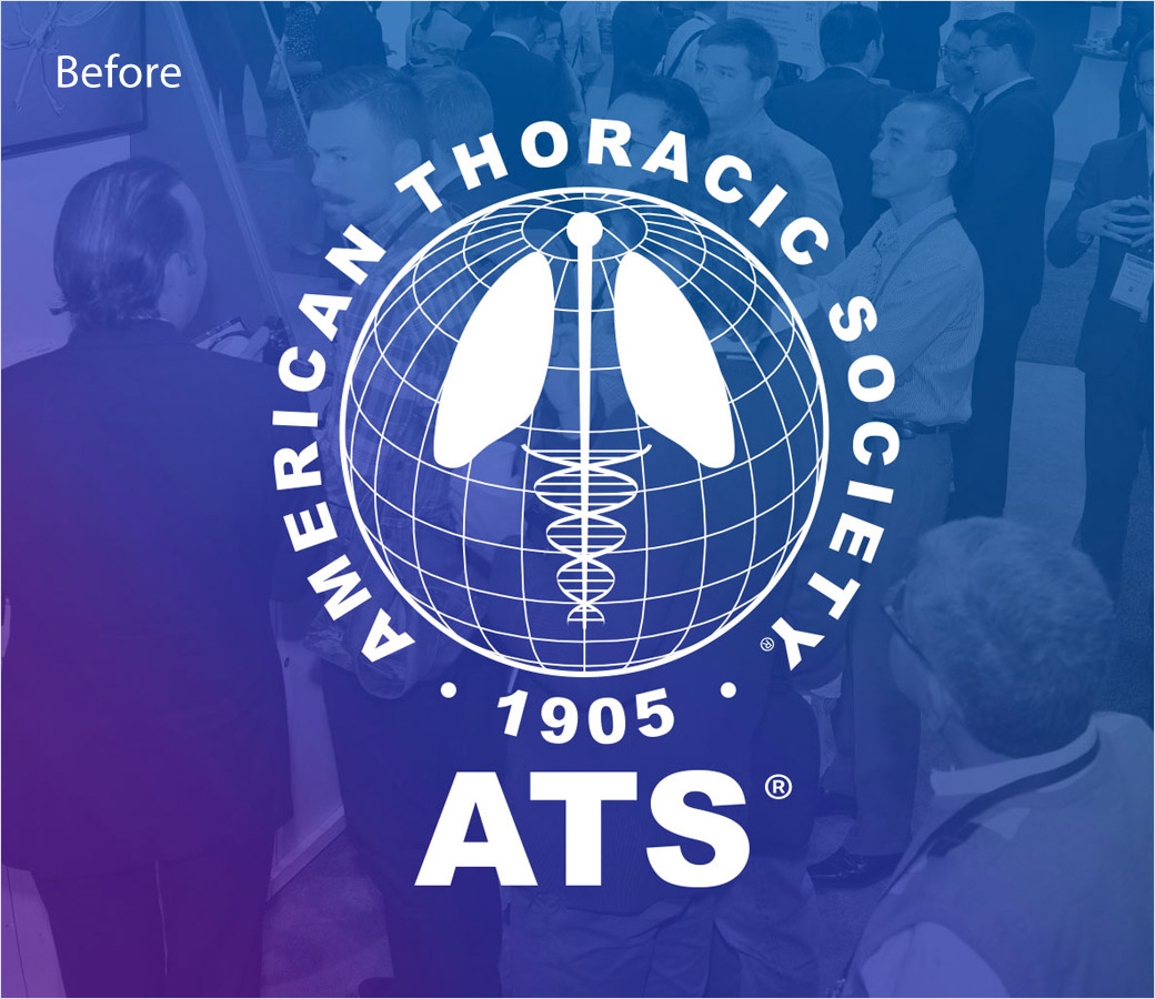 美國胸科醫療學會（ATS）品牌形象重塑與logo設計