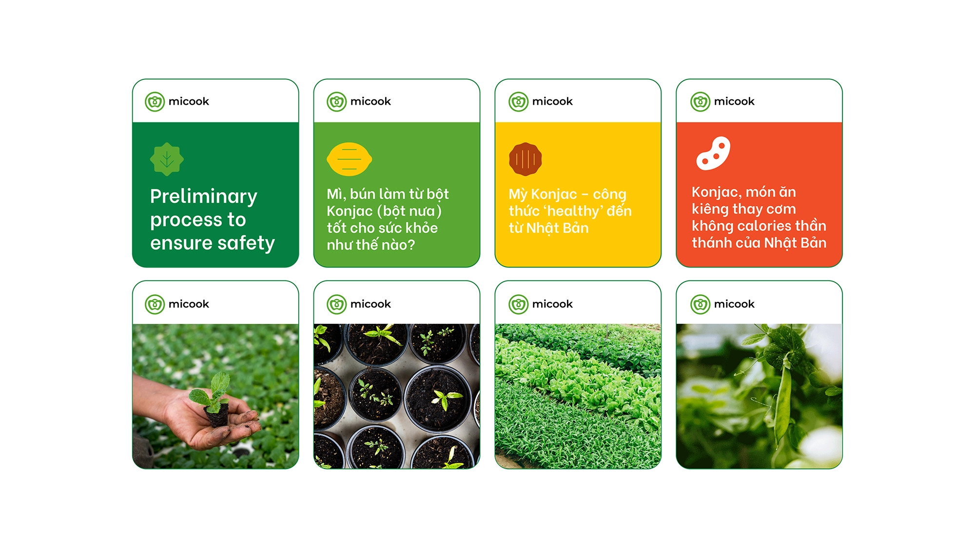 Micook食品農產品農業公司logo設計“鐘形辣椒+水滴+圓圈”vi設計