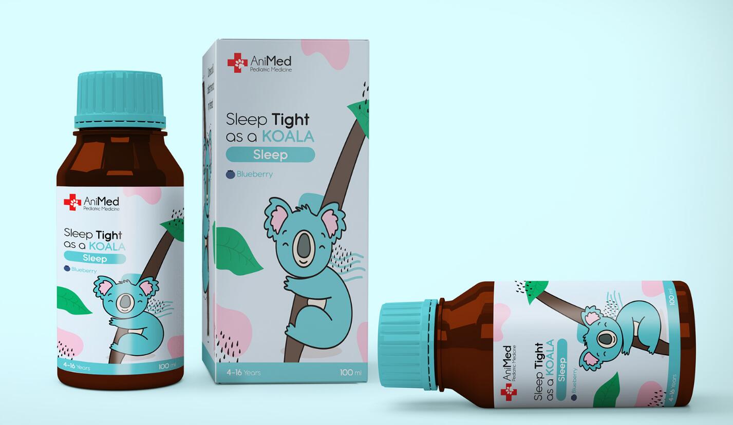 ANMed兒童藥品包裝設(shè)計(jì)，有趣的“動(dòng)物插畫”概念