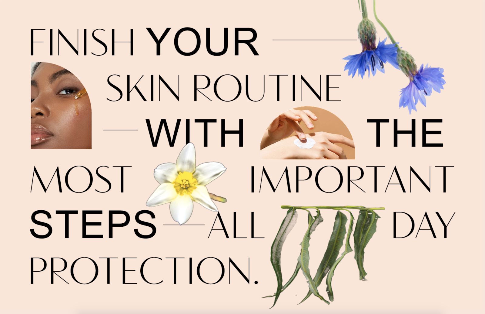 Superbloom 純植物素化妝品包裝設計，漸變水彩綻放女性美麗