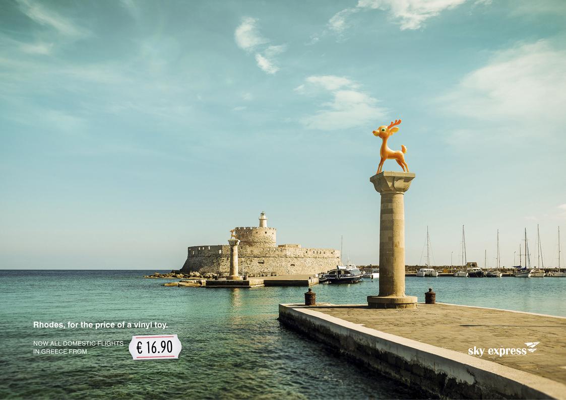 “負擔得起的希臘”旅游平面廣告創意設計