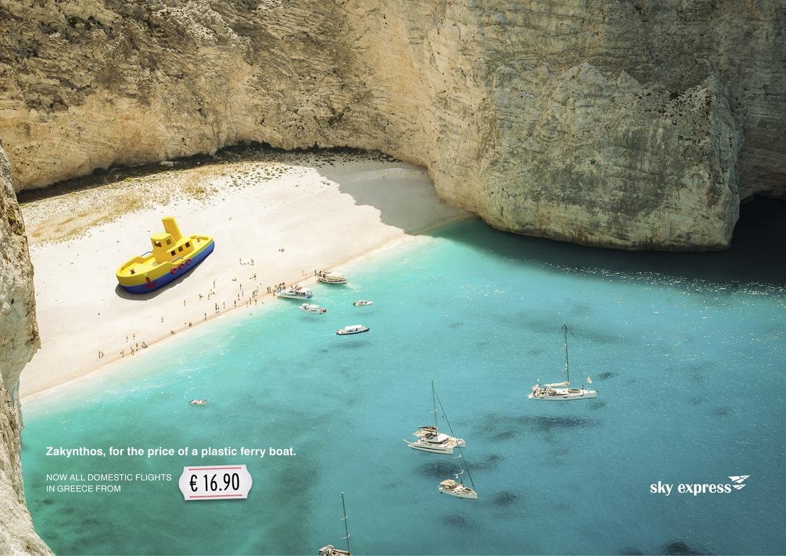“負擔得起的希臘”旅游平面廣告創意設計