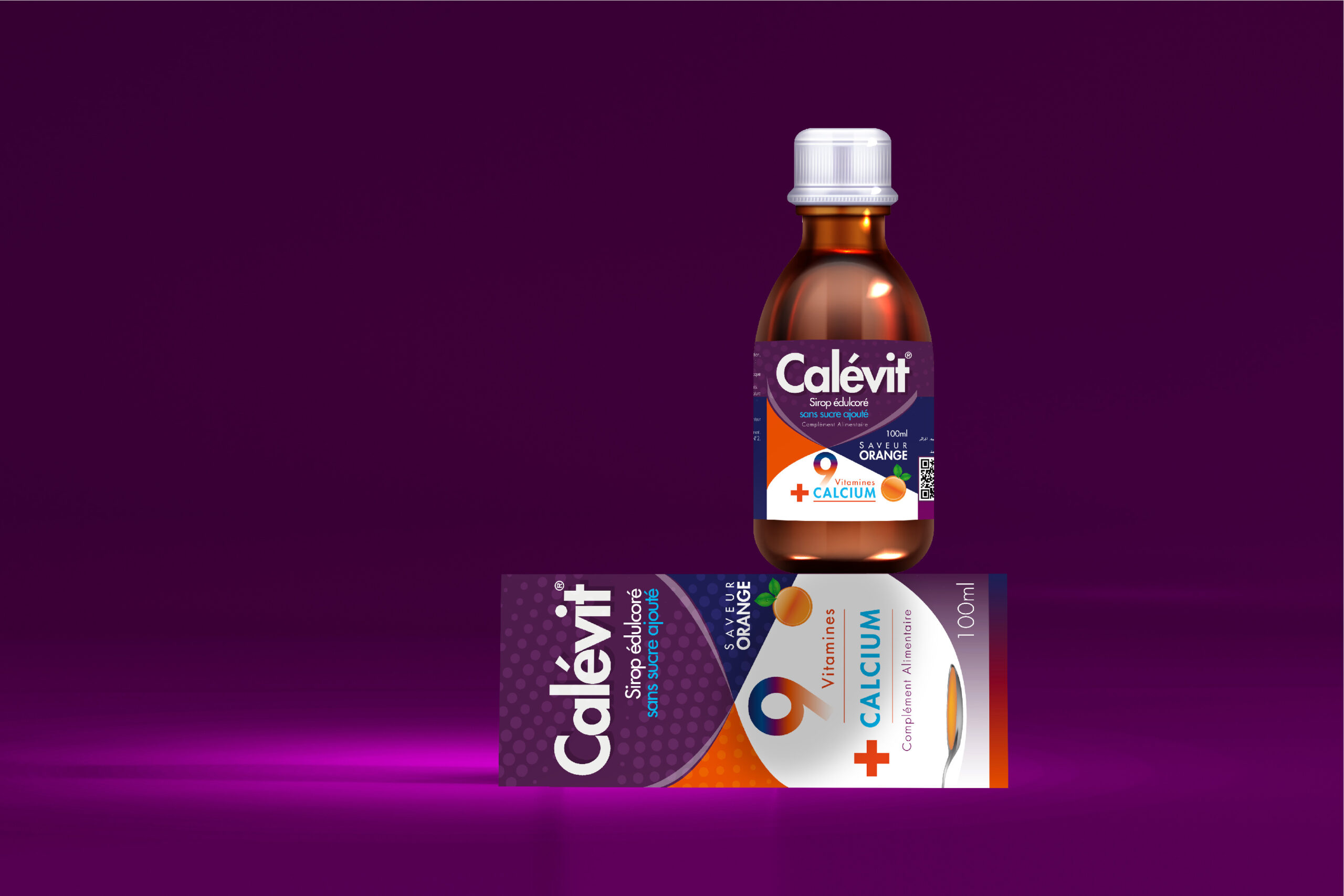 CALEVIT多種維生素（食品營養(yǎng)補(bǔ)充劑）OTC非處方藥包裝設(shè)計(jì)，注重藥品信息傳達(dá)