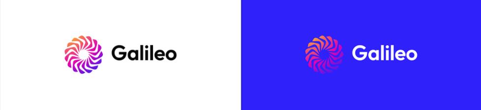 Galileo 人工智能初創公司logo設計vi設計，酷炫科技風格