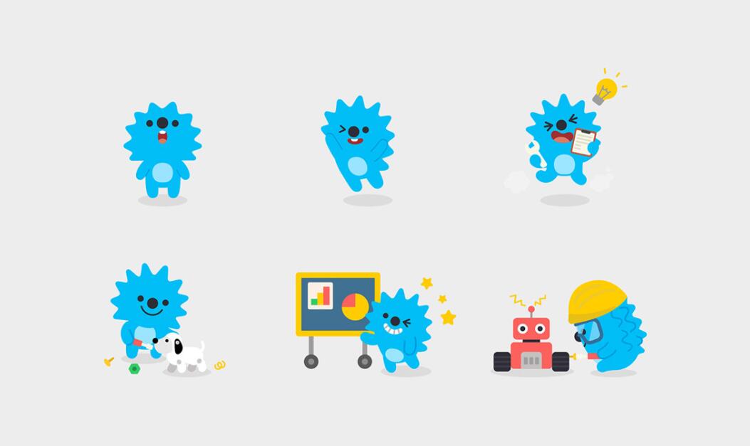 JUNIVER 幼兒園學校“刺猬”吉祥物設計