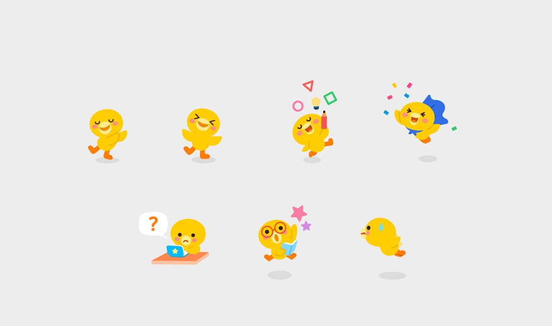 JUNIVER 幼兒園學校“鴨子”吉祥物設計