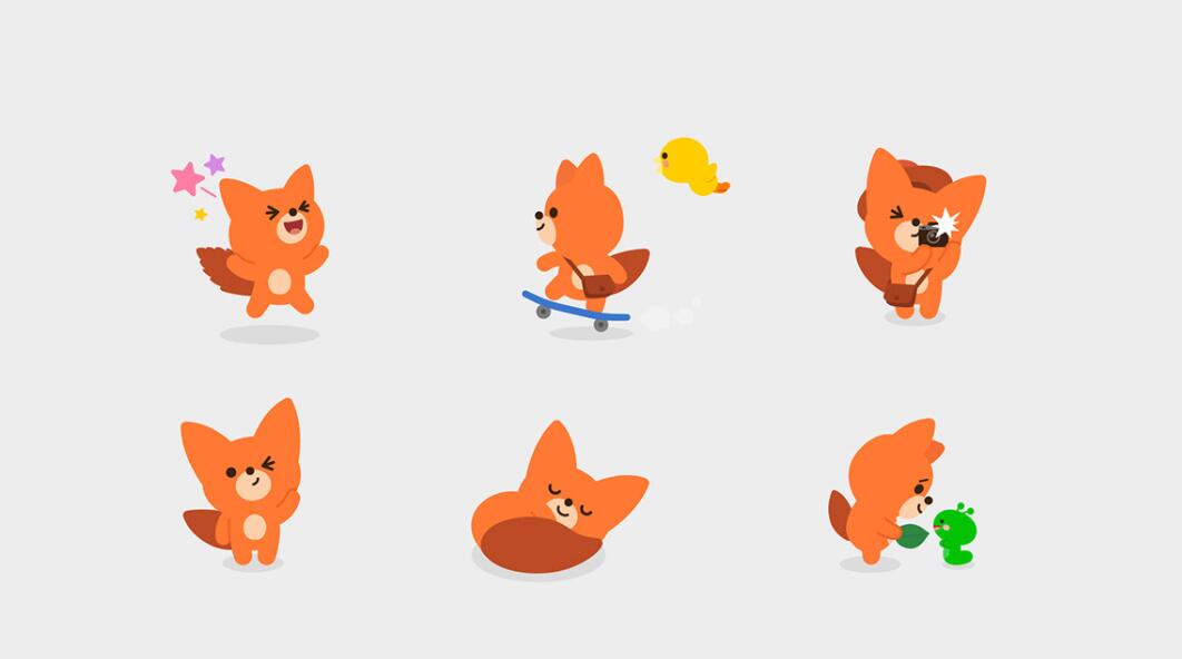 JUNIVER 幼兒園學校“狐貍”吉祥物設計